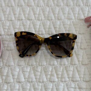 MIU MIU TORTOISE CATEYE SUNGLASSES